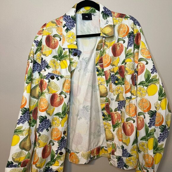 Lazy Oaf | Fruit Salad Jacket | Oversized | Small - Picture 4 of 6